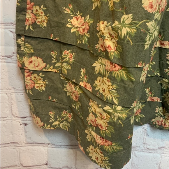 Vintage Ralph Lauren Country Dry Goods Prairie Cottagecore Floral Skirt Size 6 - Picture 3 of 7